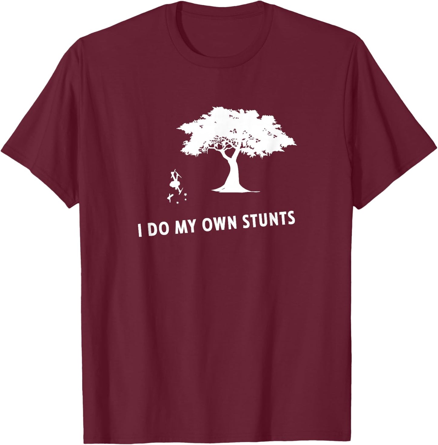 I Do My Own Stunts Drone Funny Drone Pilot T-Shirt - T-Shirt | Maroon