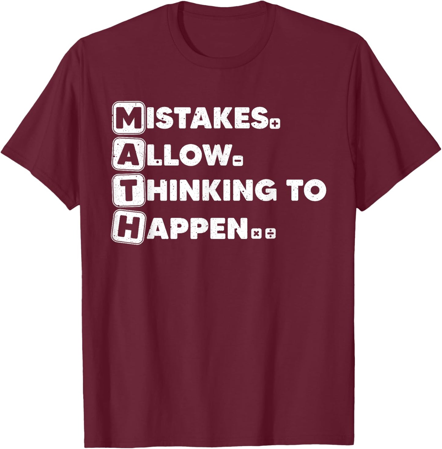 Best Math Art Women Calculus Algebra Math Geek Lover T-Shirt - T-Shirt | Maroon