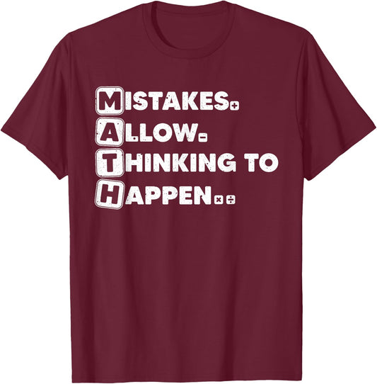 Best Math Art Women Calculus Algebra Math Geek Lover T-Shirt - T-Shirt | Maroon