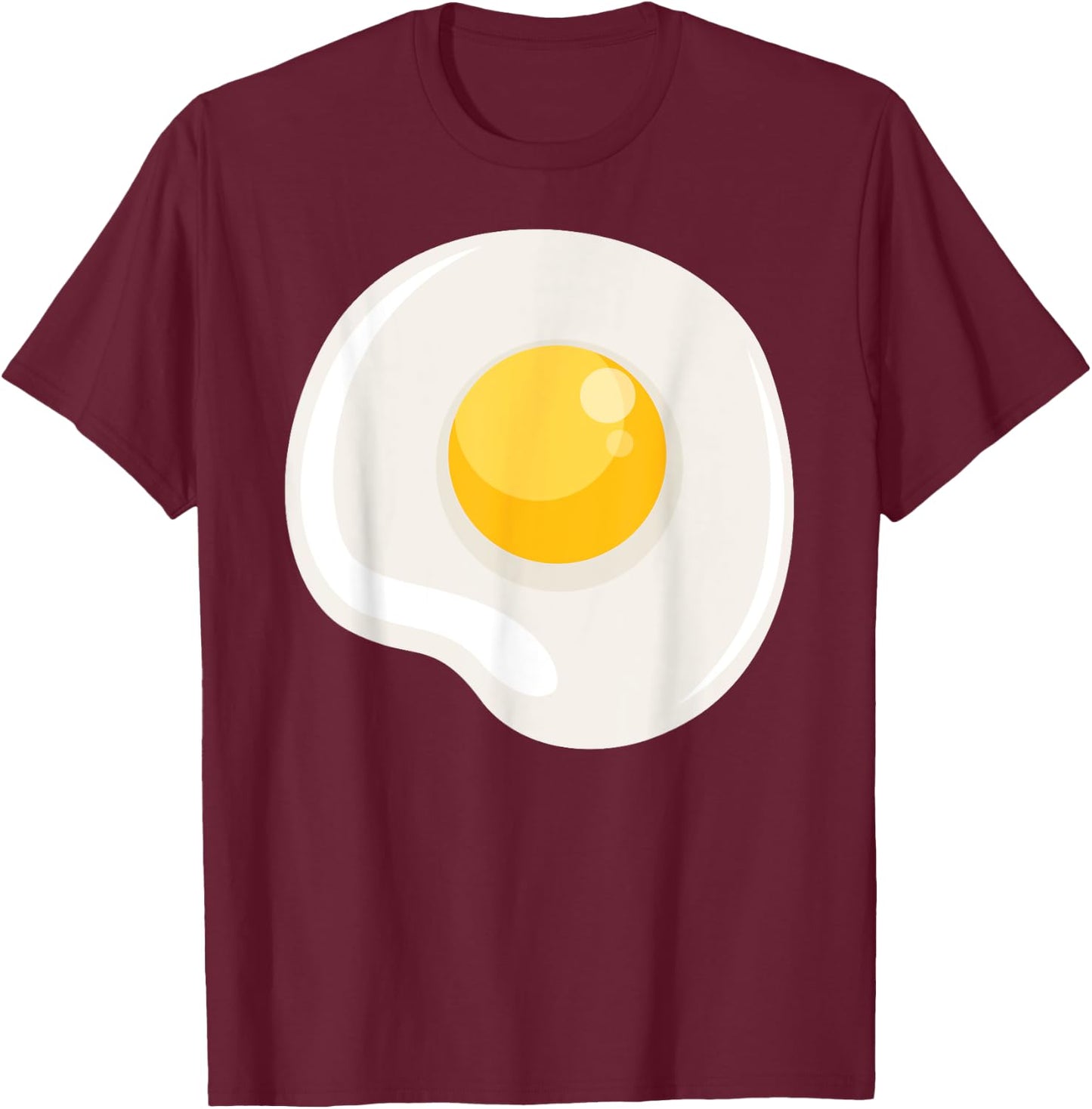Halloween Egg Omelette Costume Shirt for Kids, Men, Women T-Shirt - T-Shirt | Maroon