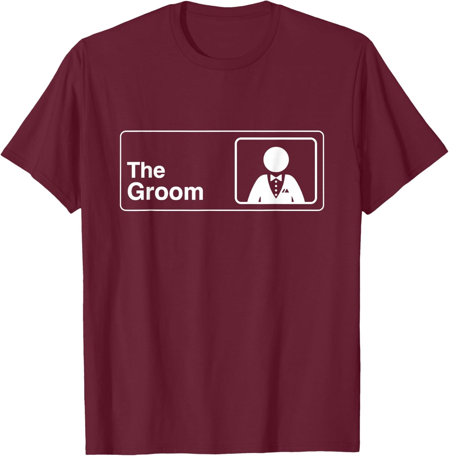 Funny Groom Shirt - Groom Gift from Bride, Future Groom T-Shirt - T-Shirt | Maroon