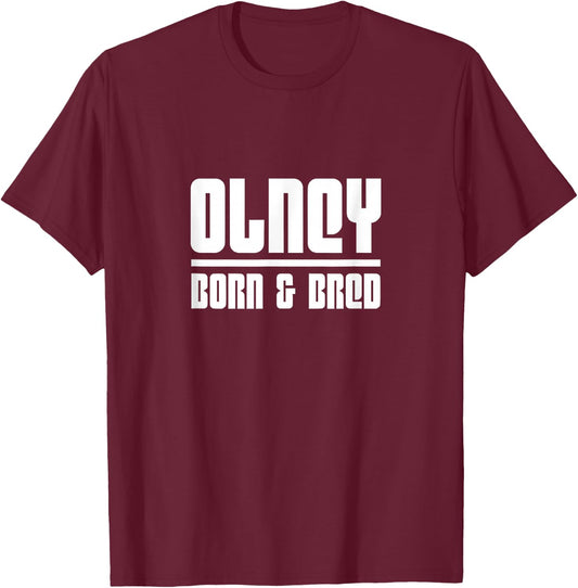 Olney Philadelphia Philly Born And Bred T-Shirt - T-Shirt | Maroon