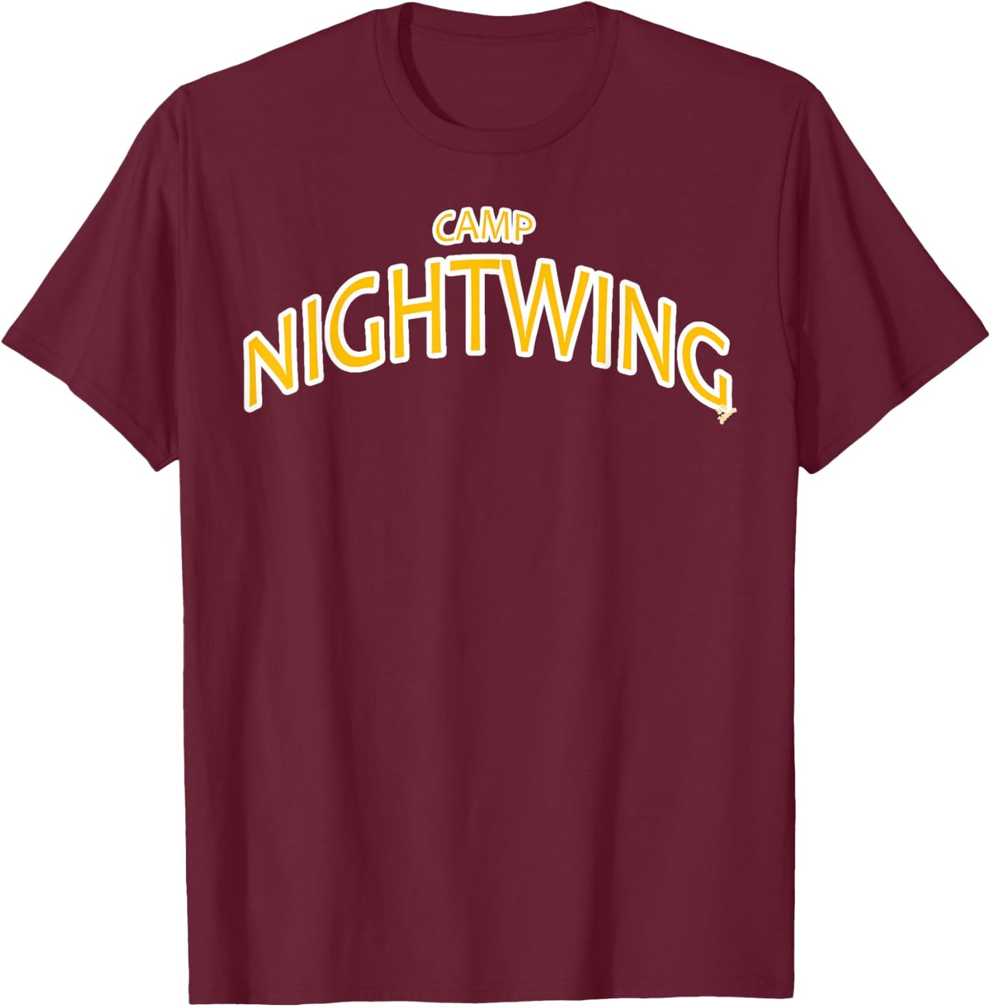 Camp Nightwing Camp Member Outfit as Funny Halloween T-Shirt - T-Shirt | Maroon