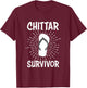 Chittar Survivor Desi Punjabi Sikh Funny Indian Novelty T-Shirt - T-Shirt | Maroon
