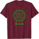 Heart Chakra Symbol Green Anahata Yogi Yoga T-Shirt - T-Shirt | Maroon