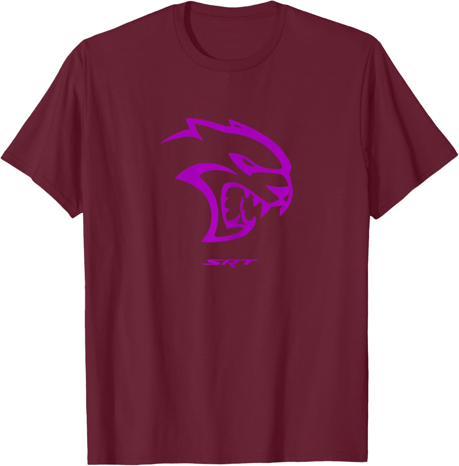 Dodge Hellcat Purple T-Shirt - T-Shirt | Maroon