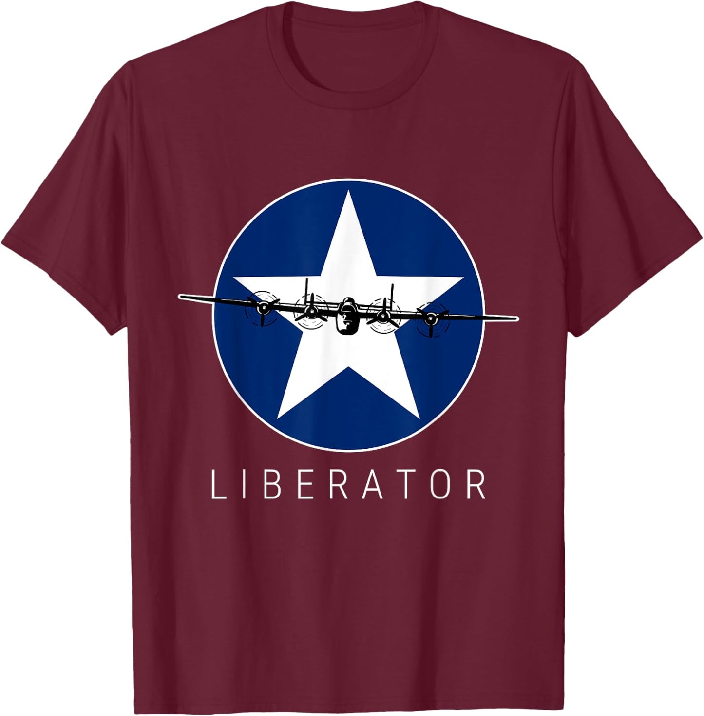 B-24 Liberator T-Shirt - T-Shirt | Maroon