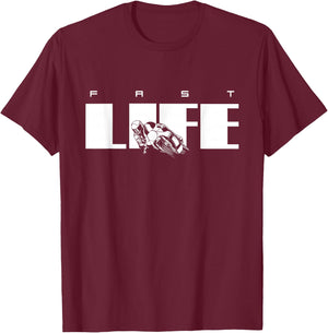Motorcycle T-Shirt - T-Shirt | Maroon