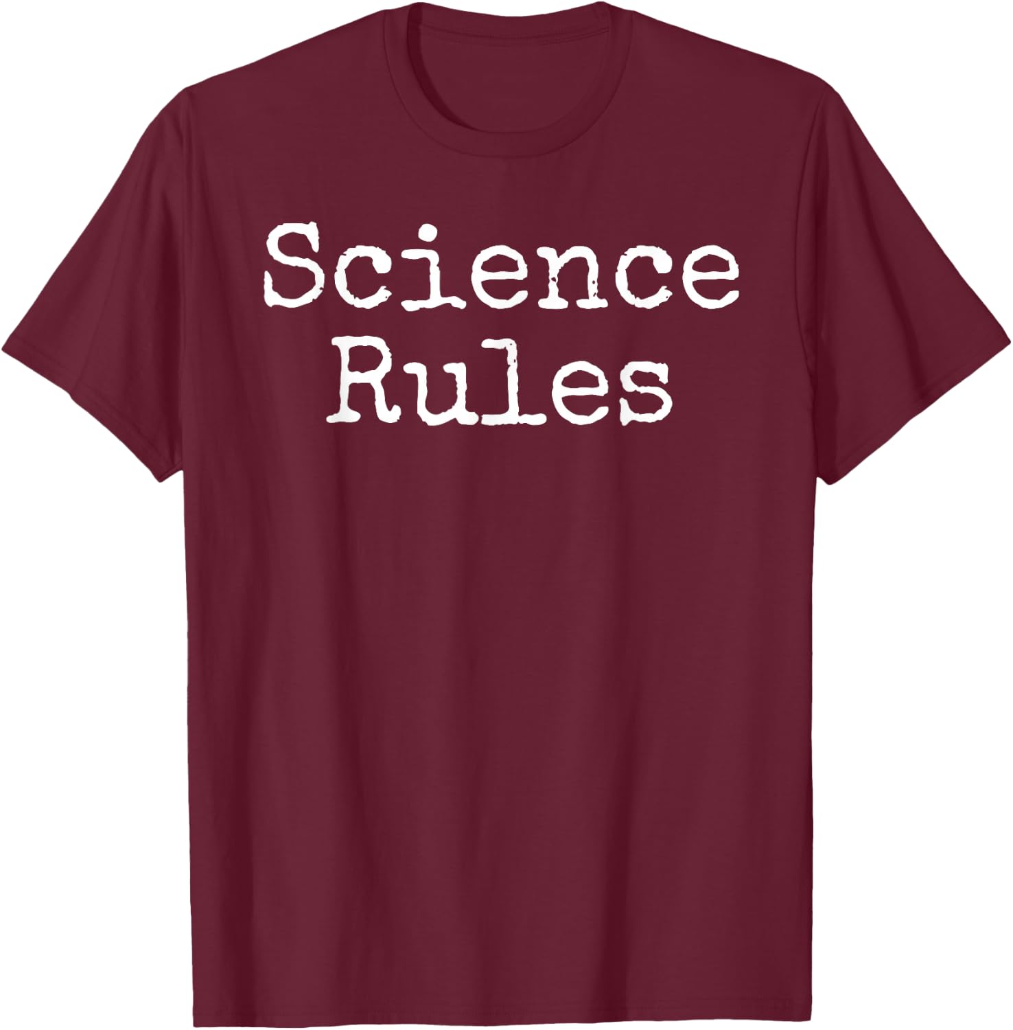 Science Rules Shirt Cute Scientist Science Shirt for Kids T-Shirt - T-Shirt | Maroon