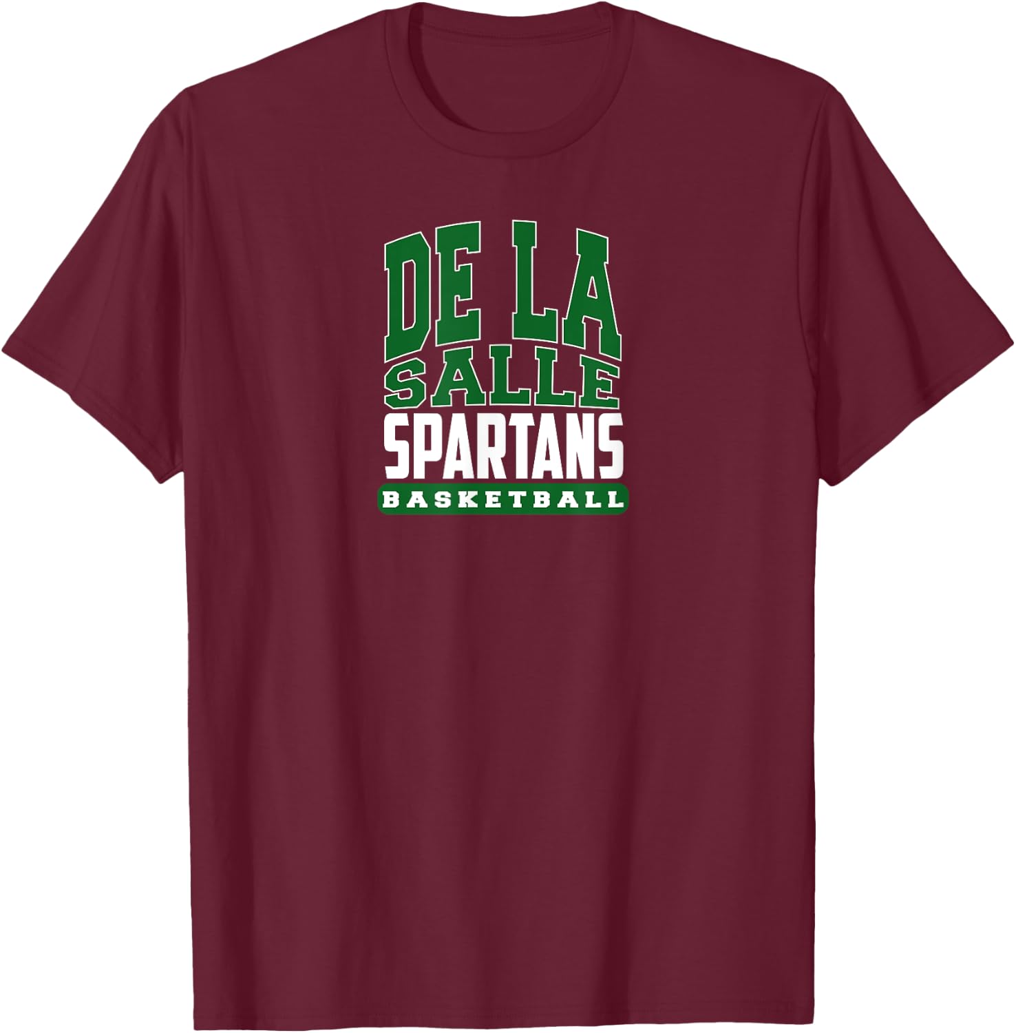 De La Salle Spartans Basketball T Shirt T-Shirt - T-Shirt | Maroon