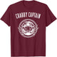 Crabby Captain - Funny Crab Crabbing Fishing Boat Captains T-Shirt - T-Shirt | Maroon