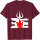 Shiva Hindu Hinduism India Buddhism Religion Ganesha Vishnu T-Shirt - T-Shirt | Maroon