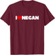 I Love Negan T-Shirt - T-Shirt | Maroon