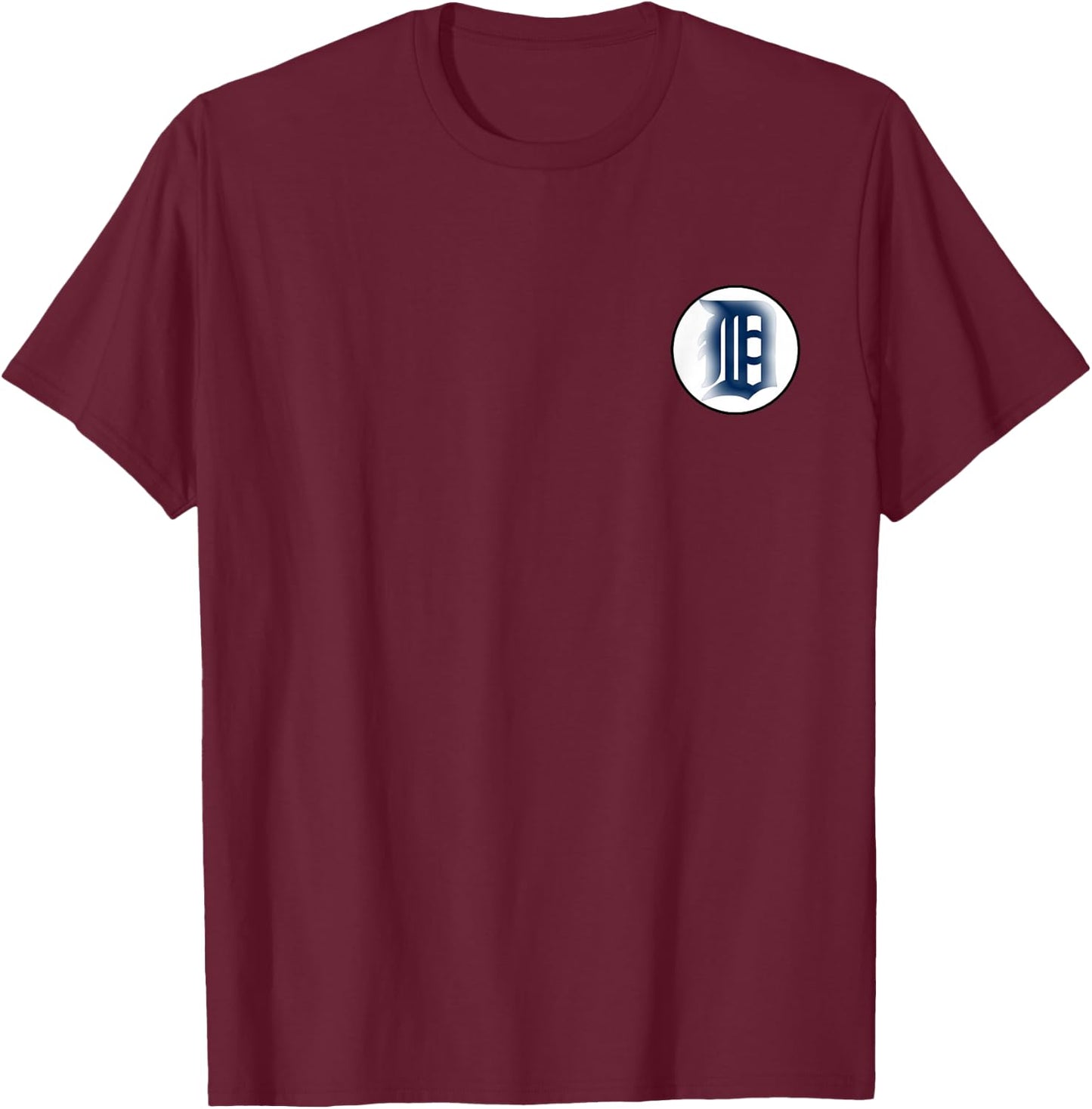 Detroit Apparel - Old English D T-Shirt - T-Shirt | Maroon