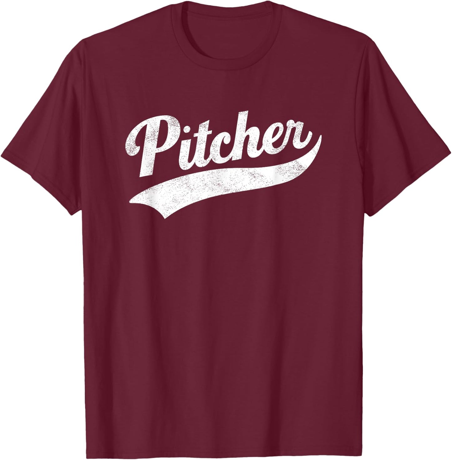 Funny Pitcher Gay Pride T-Shirt - T-Shirt | Maroon