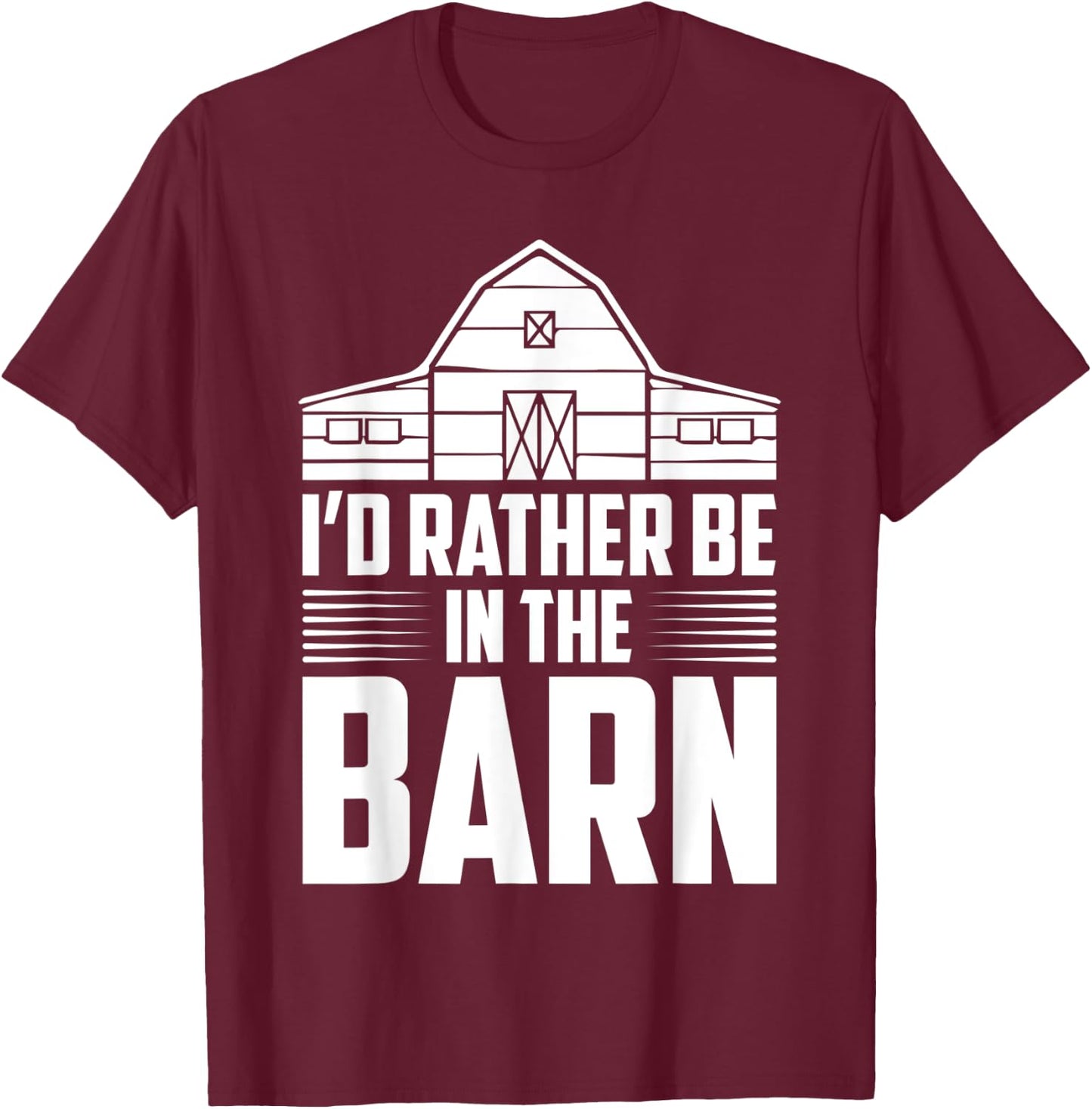 I’d rather be in the barn horse jockey lover derby game KY T-Shirt - T-Shirt | Maroon