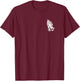Inspired Sacred Scripts Praying Hands Blessed Christian Catholic T-Shirt - T-Shirt | Maroon