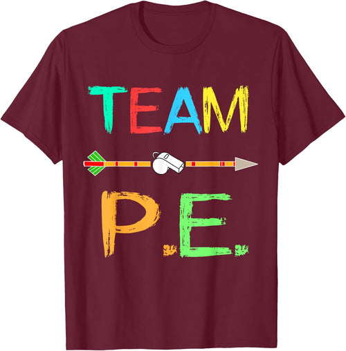 Team P.E. Teacher PE Teacher Strong Physical School Teacher Women Girls Kids
