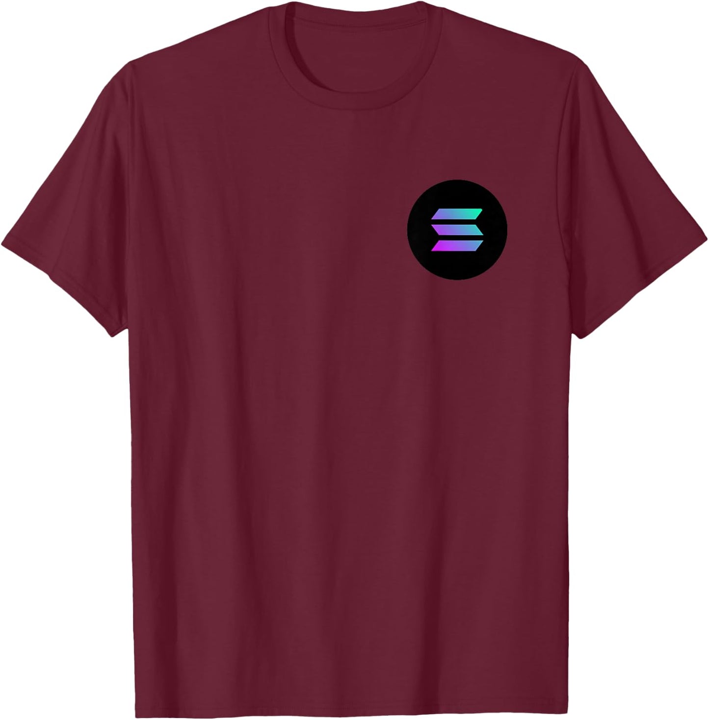 Solana Splendor: Embracing the Future of Blockchain T-Shirt - T-Shirt | Maroon