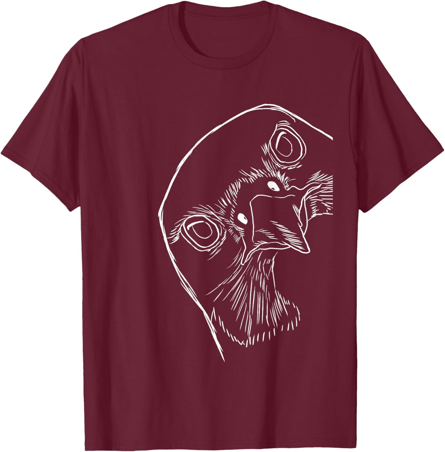 Funny Bird Peregrine Falcon T-Shirt - T-Shirt | Maroon