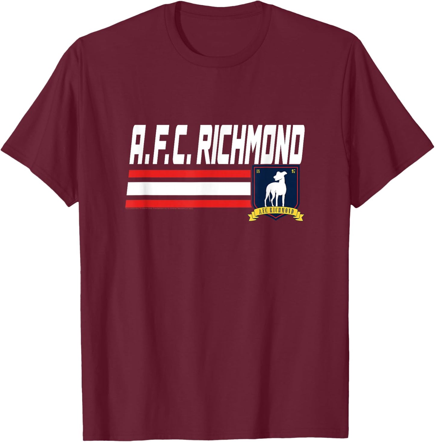 Ted Lasso AFC Richmond Soccer Logo T-Shirt - T-Shirt | Maroon