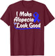 Areata Gift - Hair Loss Awareness T-Shirt - T-Shirt | Maroon