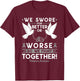 Parkinson Awareness Spouse Husband Wife Support T-Shirt - T-Shirt | Maroon