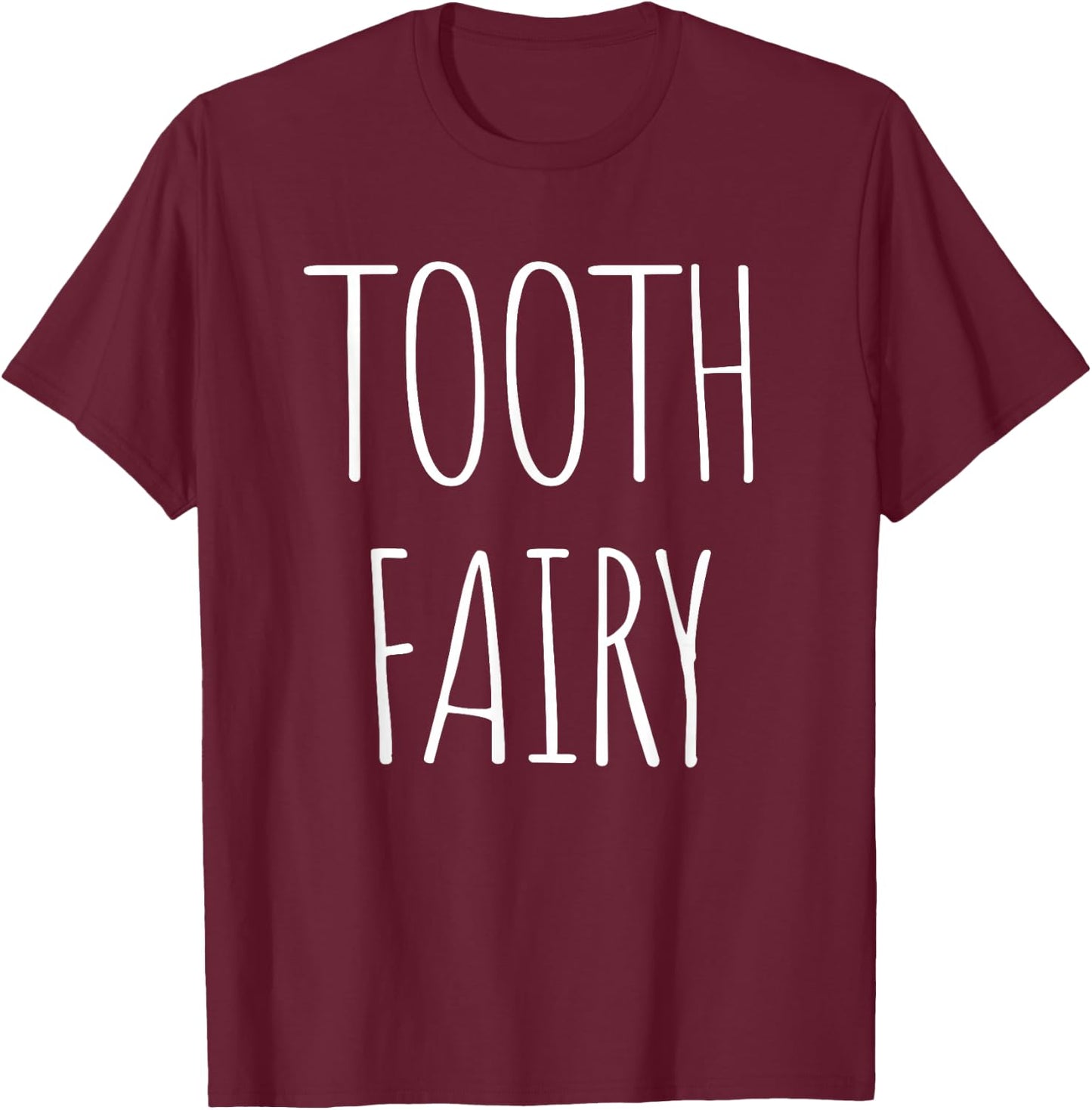 Tooth Fairy Costume Cute Halloween Idea T-Shirt - T-Shirt | Maroon