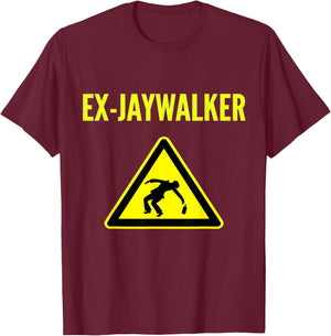 The Jaywalker Ex- Alcoholic AA NA Sobriety T-Shirt - T-Shirt | Maroon