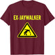 The Jaywalker Ex- Alcoholic AA NA Sobriety T-Shirt - T-Shirt | Maroon