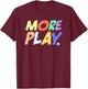 Play T-Shirt - T-Shirt | Maroon