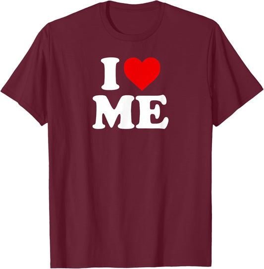 I Love Me Heart T-Shirt - T-Shirt | Maroon