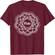 Reiki Mandala . Inspirational Yoga T-Shirt - T-Shirt | Maroon