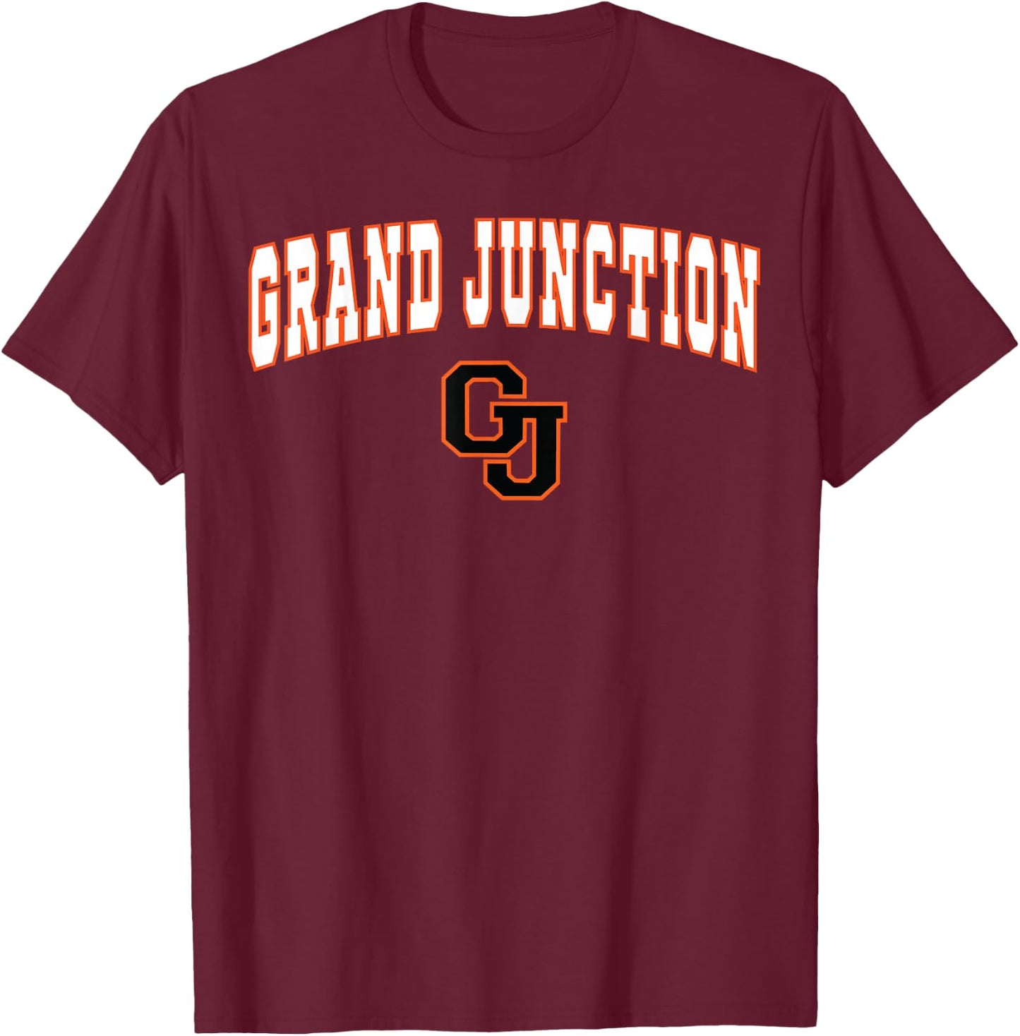 Grand Junction High School Tigers T-Shirt - T-Shirt | Maroon