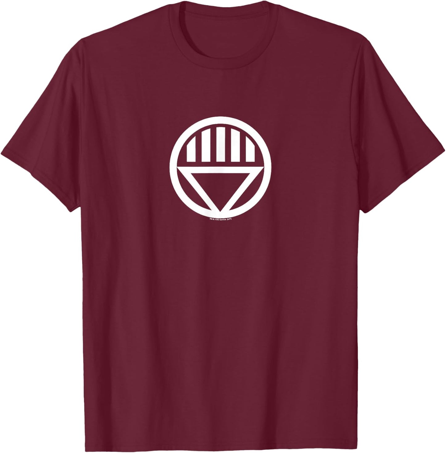Green Lantern Black Lantern Logo T-Shirt - T-Shirt | Maroon