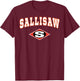 Sallisaw High School Black Diamonds C2 T-Shirt - T-Shirt | Maroon