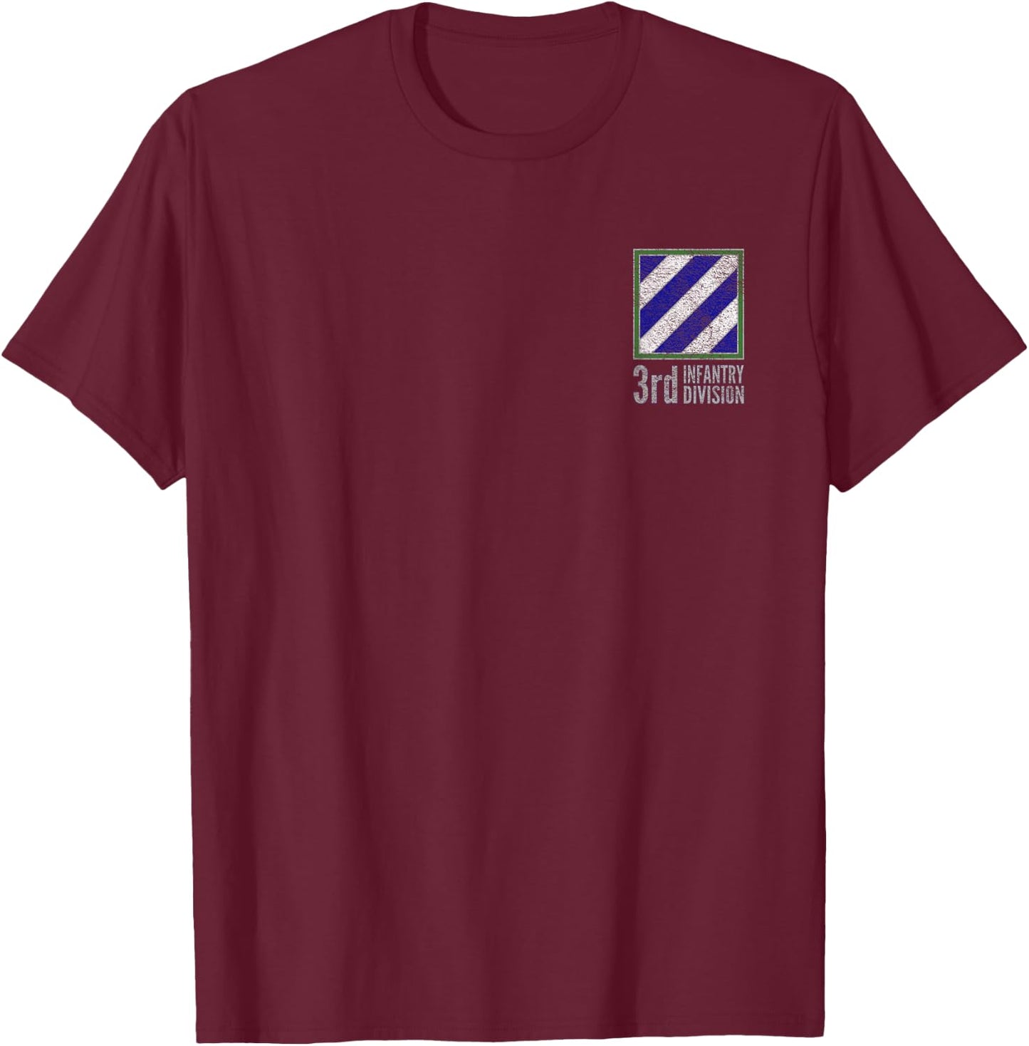 3rd Infantry Division United States Army T-Shirt - T-Shirt | Maroon
