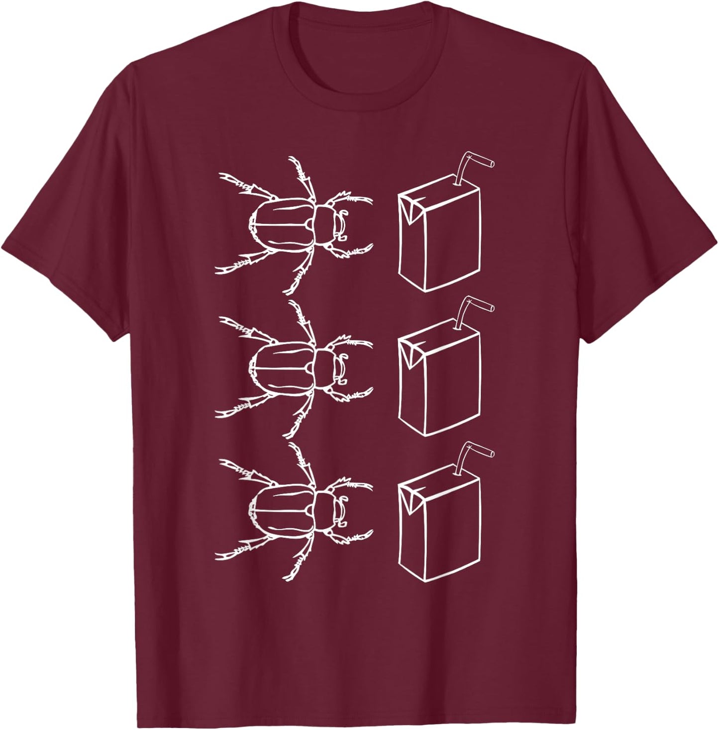 Beetle and Juice 3 Halloween Costume Men, Women or Children T-Shirt - T-Shirt | Maroon