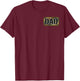 Retro Old School Camo Dad Pocket Camouflage Dad Fathers T-Shirt - T-Shirt | Maroon