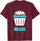 Muffin Mans Muffin T-Shirt - T-Shirt | Maroon