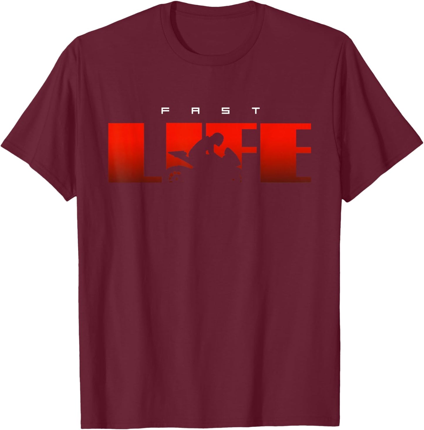 Motorcycle Apparel for Bikers -Kids Classic Fit Black Motorcycle T-Shirt - T-Shirt | Maroon