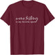 Wine Tasting Is My Favorite Sport T-Shirt - T-Shirt | Maroon