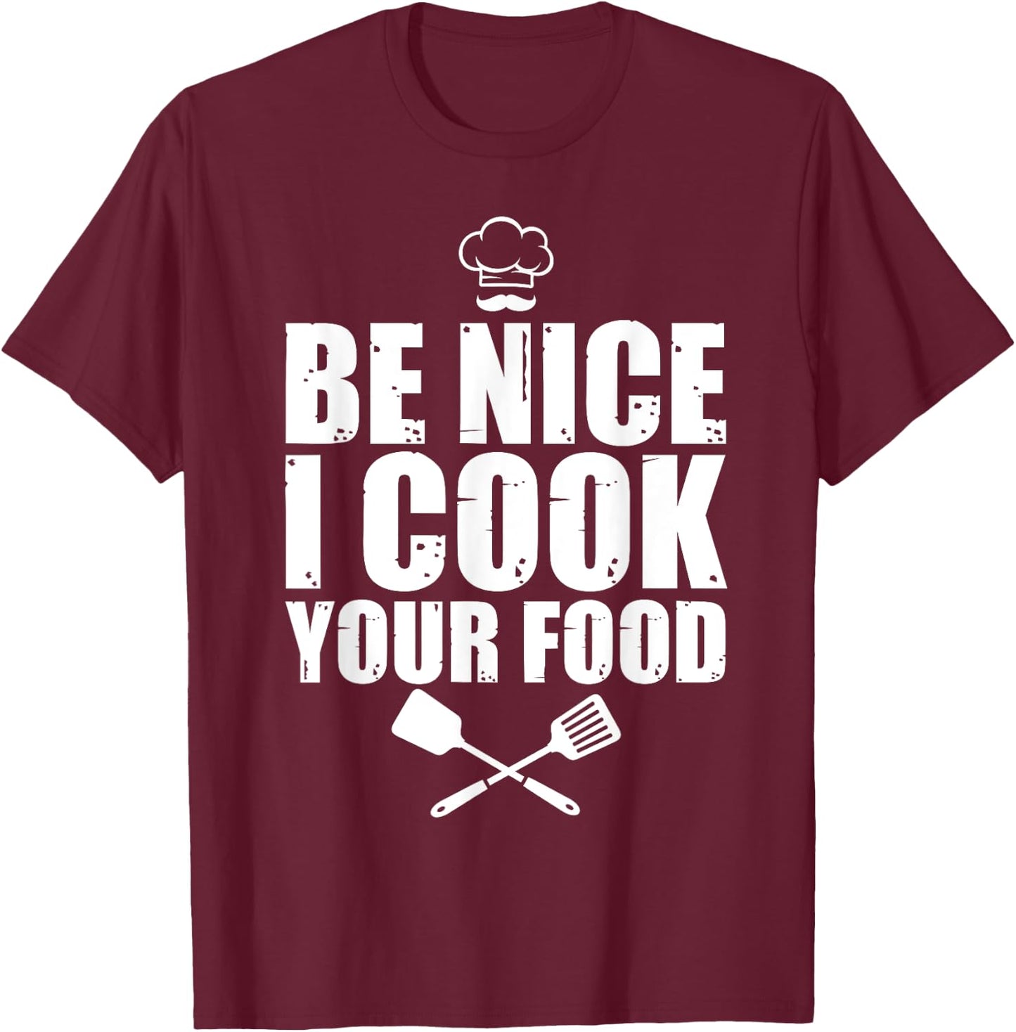 Funny Chef Women Cook Pastry Chef Culinary Cooking T-Shirt - T-Shirt | Maroon