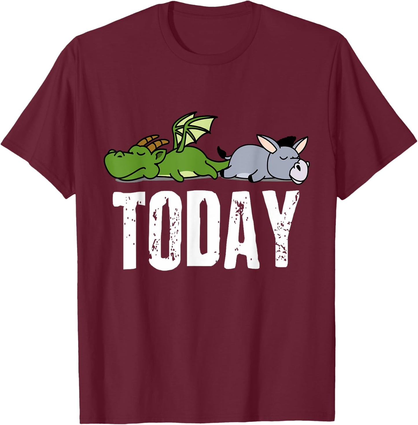 RespekDis Dragon Ass - Adults & Kids, Black, Small, Short Sleeve, Cotton 65% Polyester 35%, Modern Classic, , Novelty, School, Fantasy, Exercise and Fitness, Casual, Fall T-Shirt - T-Shirt | Maroon