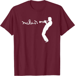 Miles Davis Groovin' T-Shirt - T-Shirt | Maroon
