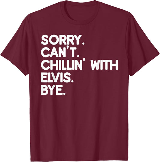 ELVIS First Name Funny Personalized Named Friend Of T-Shirt - T-Shirt | Maroon