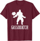 Gassquatch Bigfoot Farting Sasquatch Fart Funny Dad Joke T-Shirt - T-Shirt | Maroon