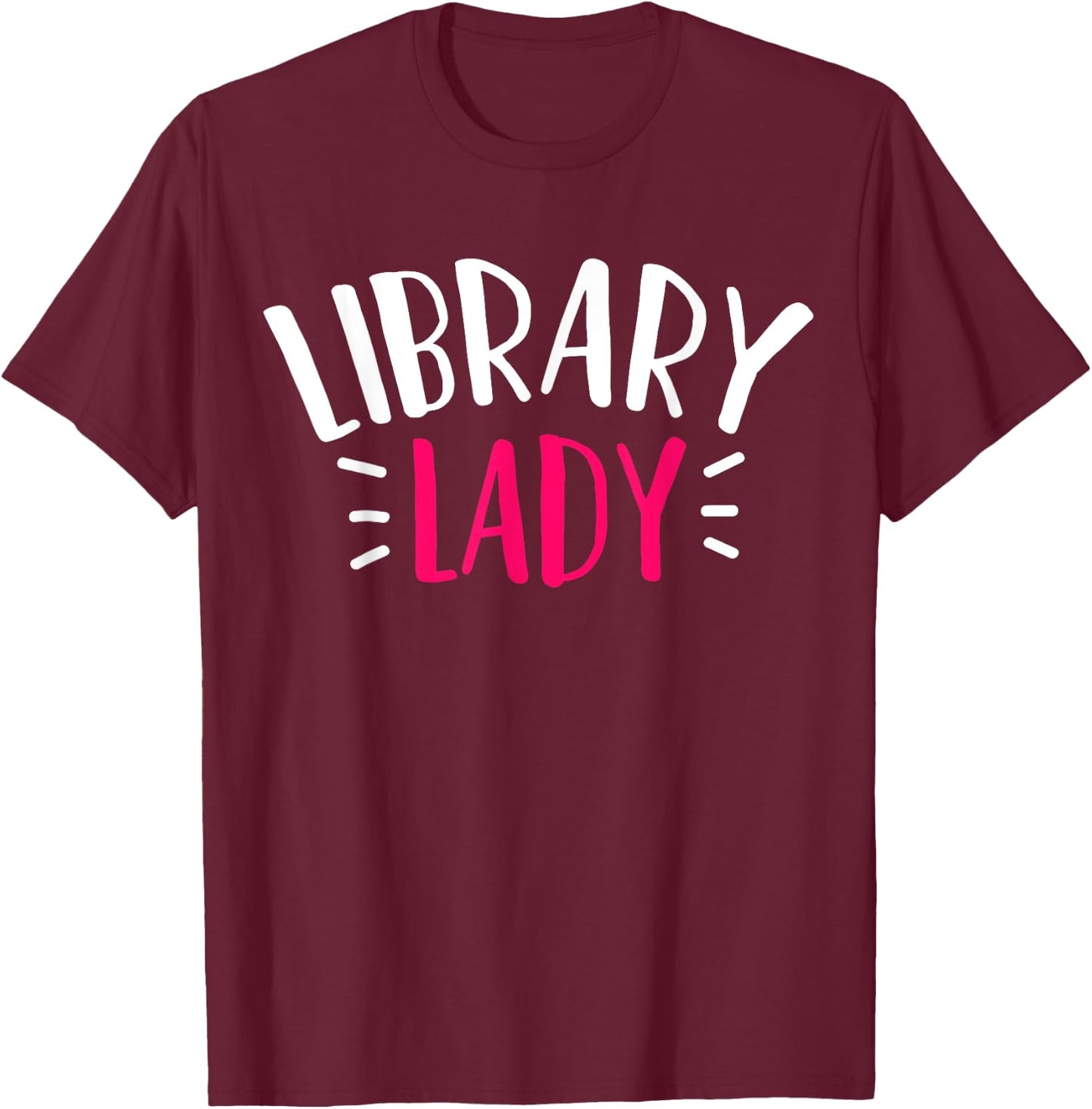 Library Librarian T-Shirt - T-Shirt | Maroon