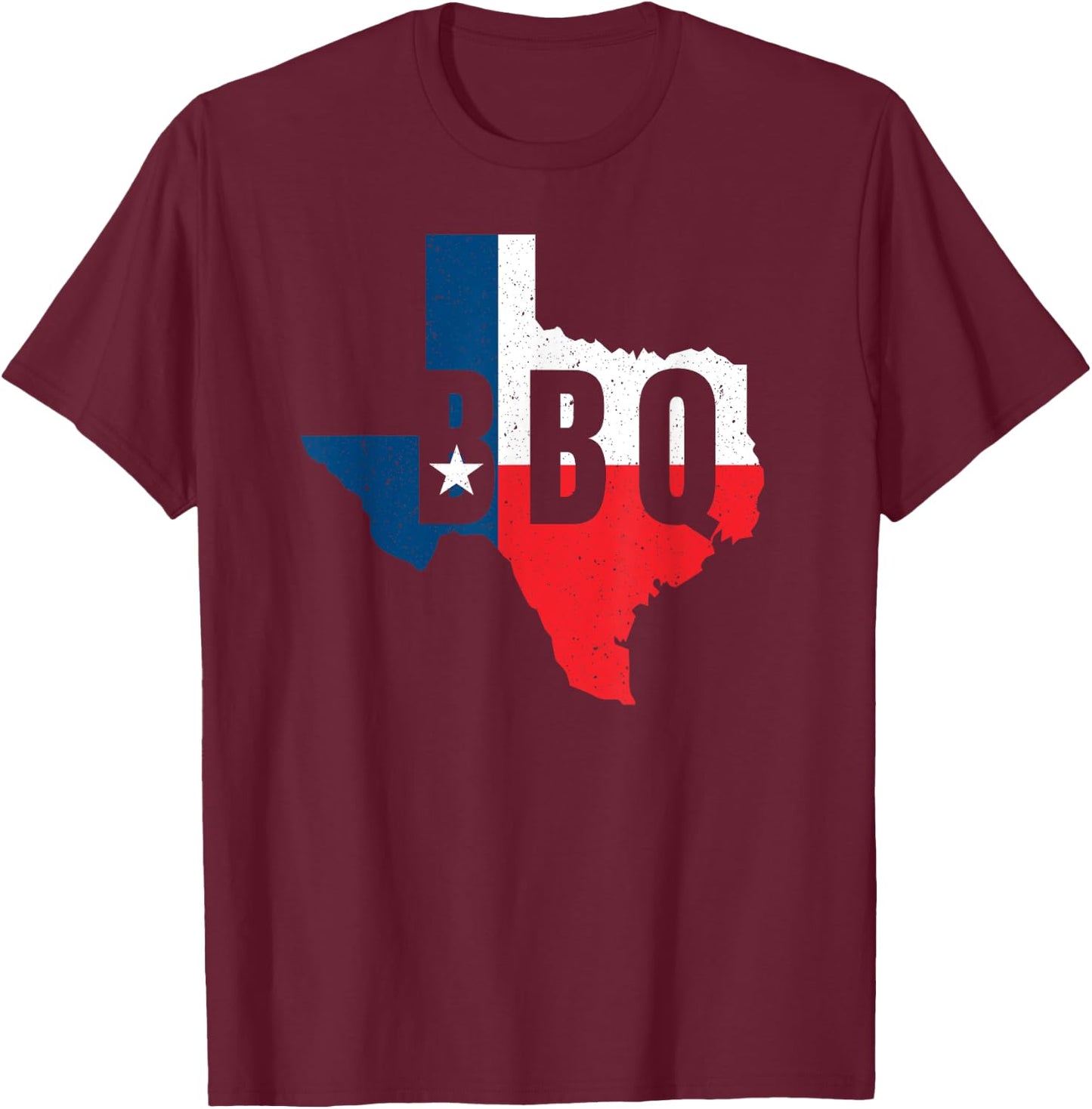 Funny Texas BBQ Grilling Or Smoking Meat T-Shirt - T-Shirt | Maroon