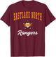 Eastlake North High School Rangers C3 T-Shirt - T-Shirt | Maroon